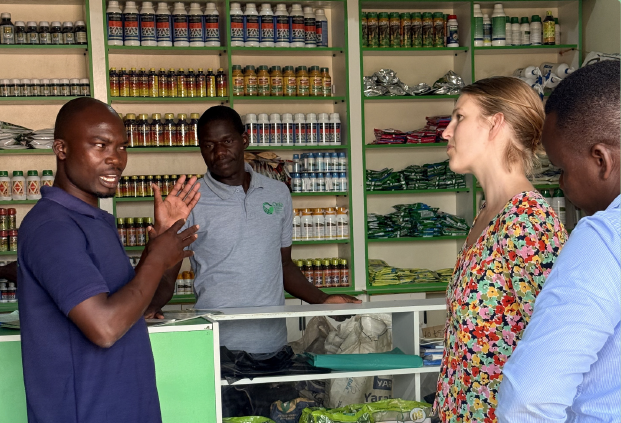 Omia retail outlet visited by Nordic Impact Fund delegation